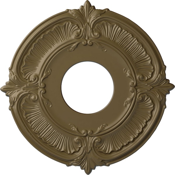 Ekena Millwork Attica Ceiling Medallion (Fits Canopies up to 3 1/2"), 12 3/4"OD x 4"ID x 1/2"P, Mississippi Mud CM12ATMMF - main